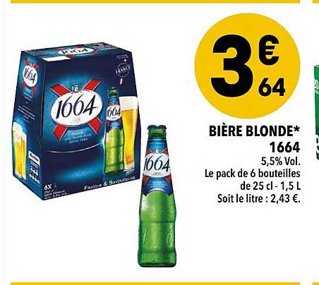 Bière Blonde 1664