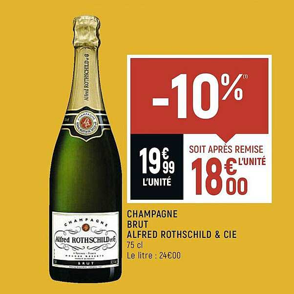 champagne brut alfred rothschild & cie