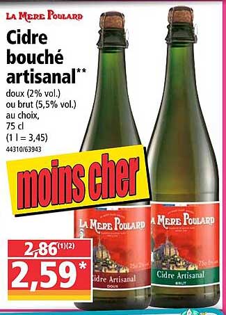 cidre bouché artisanal la mère poulard