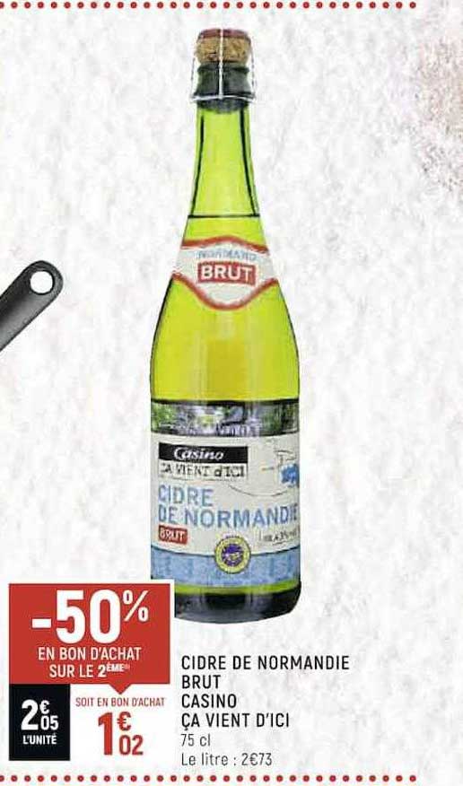 cidre de normandie brut ça vient d'ici