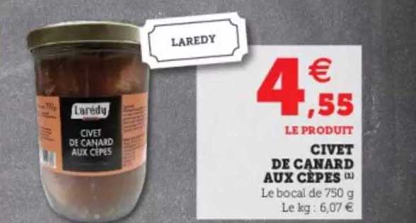 civet de canard aux cèpes