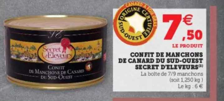 confit de manchons de canard du sud-ouest secret d'éleveurs