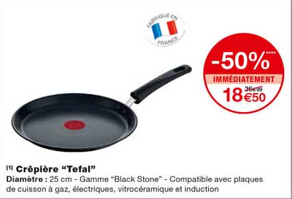 Crêpière "tefal" -50% Immédiatement