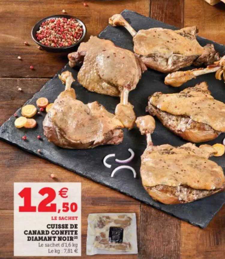 cuisse de canard confite diamant noir