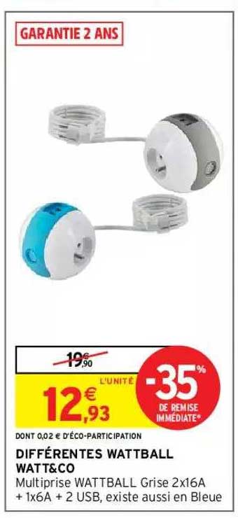 différentes wattball watt&co