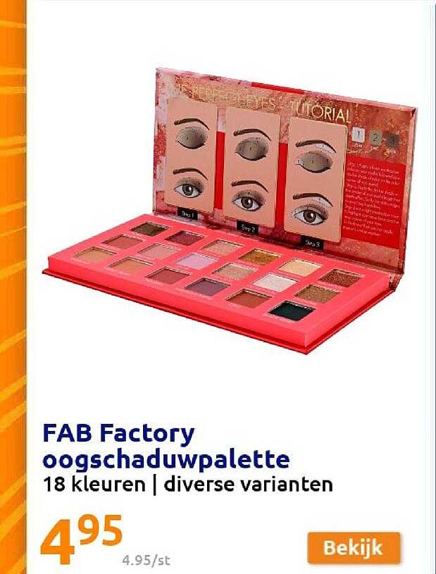 fab factory oogschaduwpalette