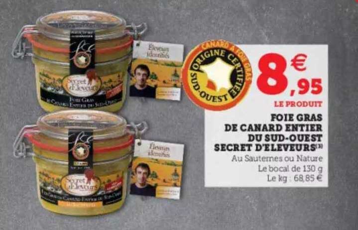 foie gras de canard du sud-ouest secret d'éleveurs