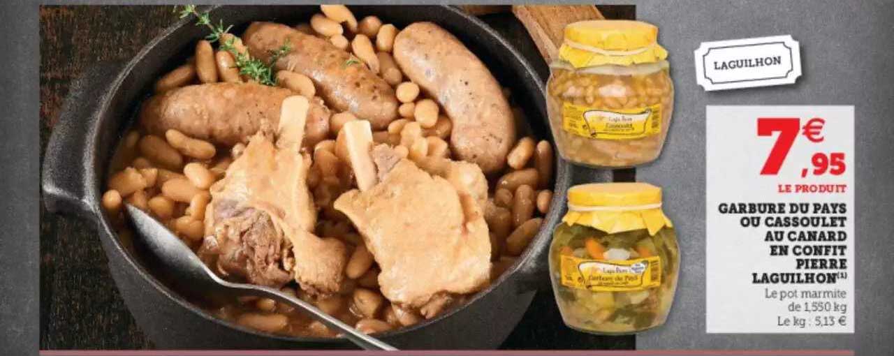 garbure du pays ou cassoulet au canard en confit pierre laguilhon