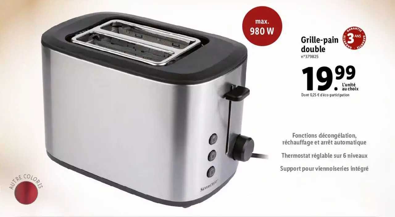 grille-pain double