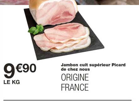 jambon cuit supérieur picard de chez nous