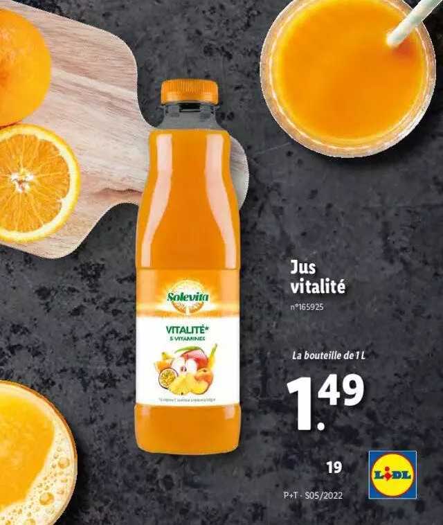 Jus Vitalité Solevita