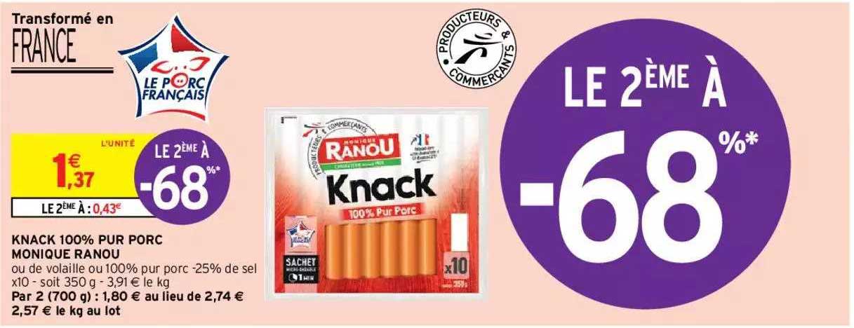 knack 100% pur porc monique ranou