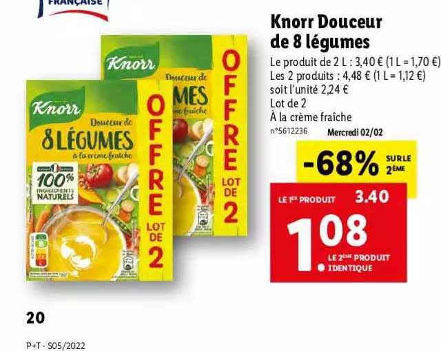 Knorr Douceur De 8 Légumes