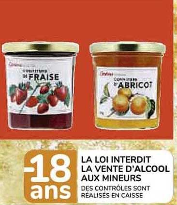 la loi interdit la vente d'alcool aux mineurs