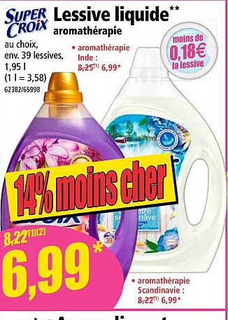 Lessive Liquide Super Croix