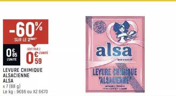 levure chimique alsacienne alsa