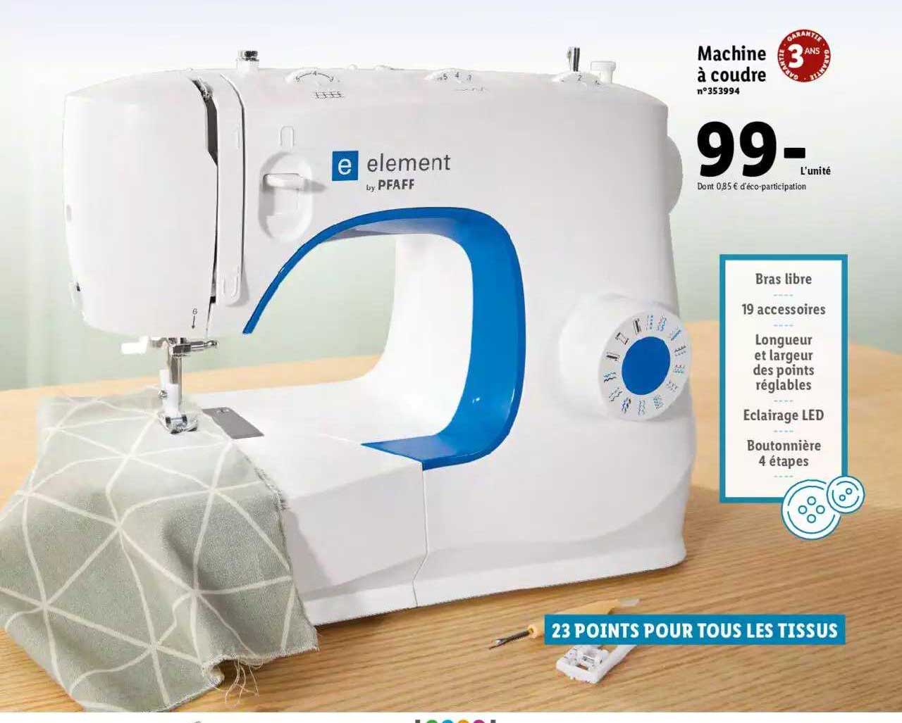 Machine à Coudre Element By Pfaff