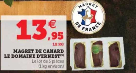 magret de canard le domaine d'ernest