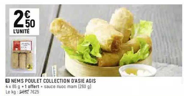 nems poulet collection d'asie agis