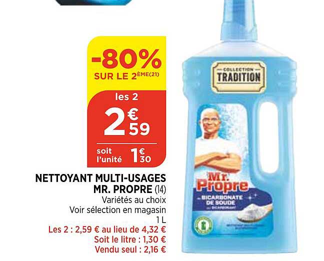 nettoyant multi-usages mr. propre