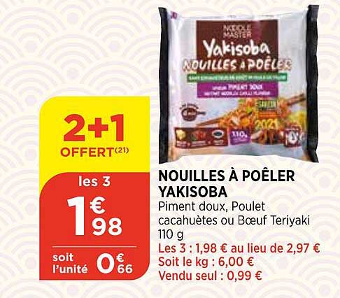 nouilles à poêler yakisoba
