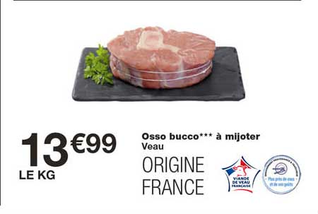 osso bucco*** à mijoter