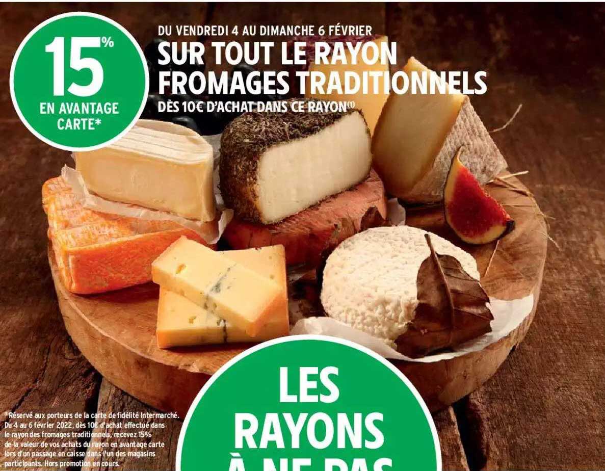 rayons fromages traditionnels