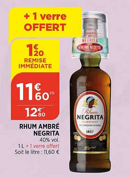Rhum Ambré Negrita