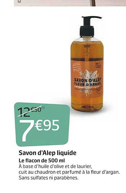 savon d'alep liquide