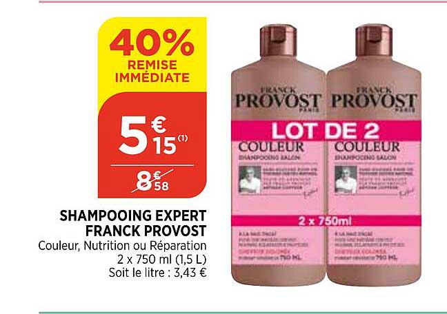 shampooing expert franck provost