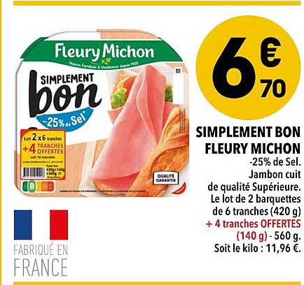simplement bon fleury michon