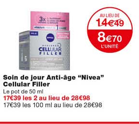 soin de jour anti-âge "nivea" cellular filler