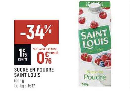 Sucre En Poudre Saint Louis