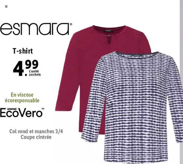 t-shirt esmara
