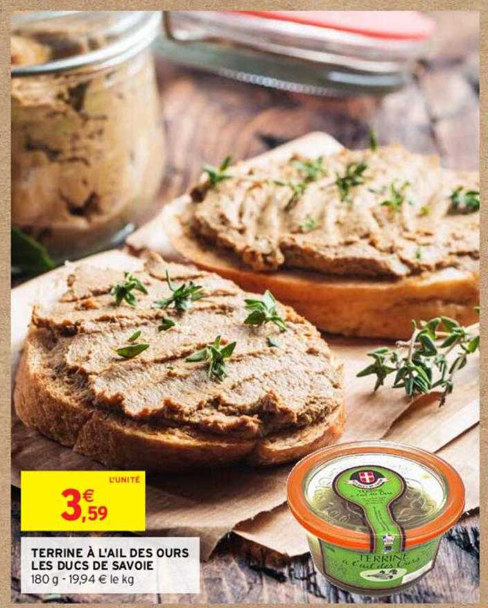 Terrine à L'ail Des Ours Les Ducs De Savoie