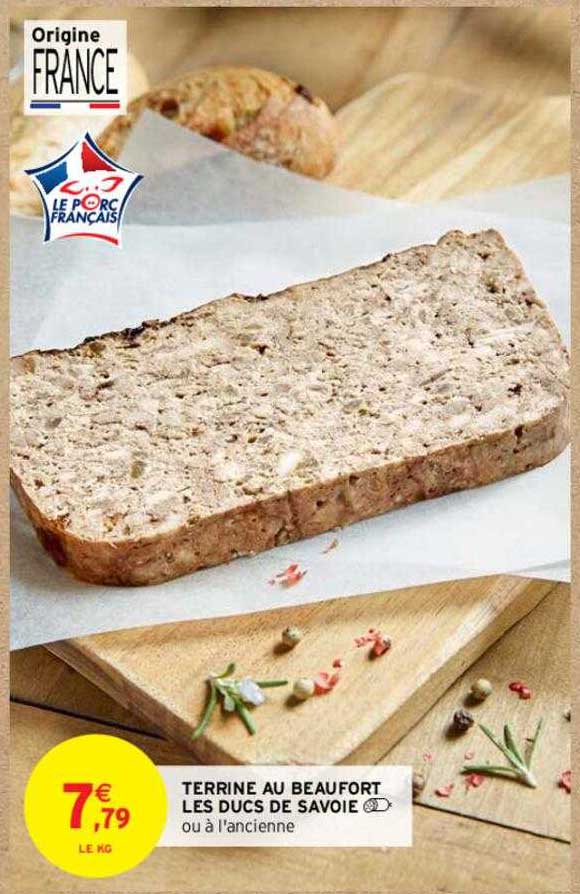 terrine au beaufort les ducs de savoie