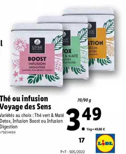 thé ou infusion voyage des sens