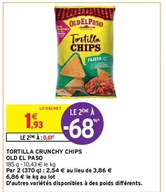 Tortilla Crunchy Chips Old El Paso