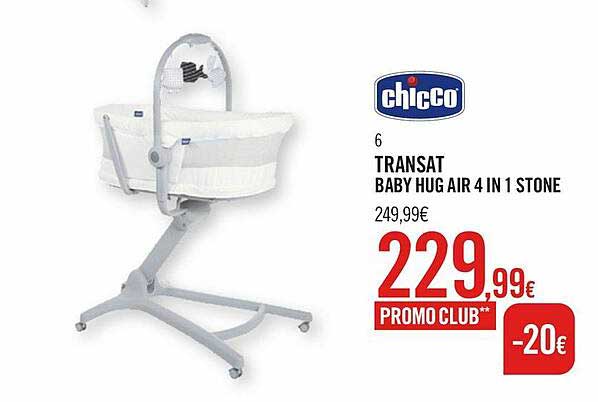 transat baby hug air 4 in 1 stone chicco