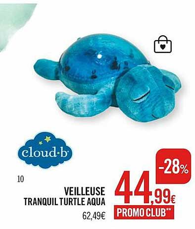 Veilleuse Tranquil Turtle Aqua Cloud-b