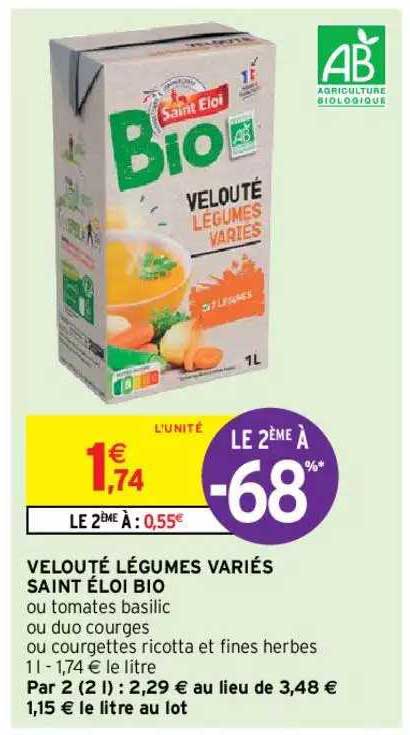 velouté légumes variés saint éloi bio