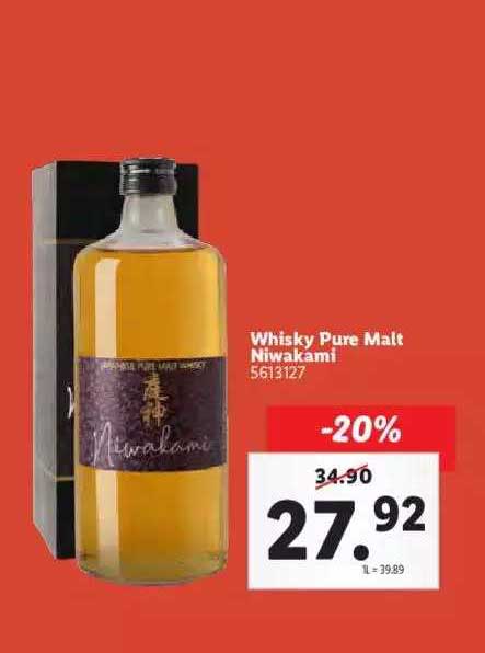 whisky pure malt niwakami