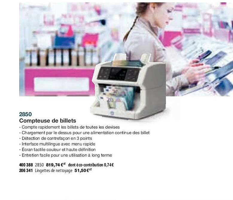 2850 compteuse de billets