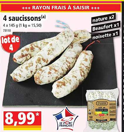 4 Saucissons