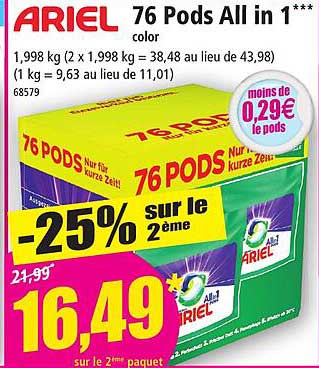 76 pods all in 1 ariel