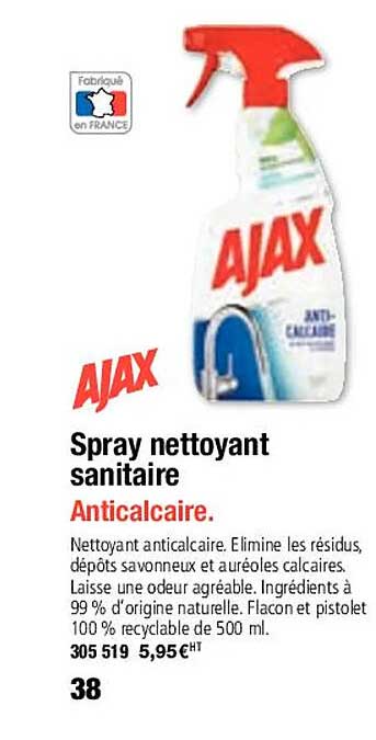 Ajax Spray Nettoyant Sanitaire
