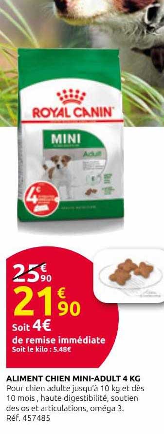 Aliment Chien Mini-adult 4 Kg