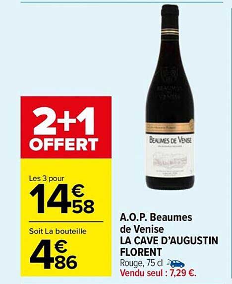aop beaumes de venise la cave d'augustin florent