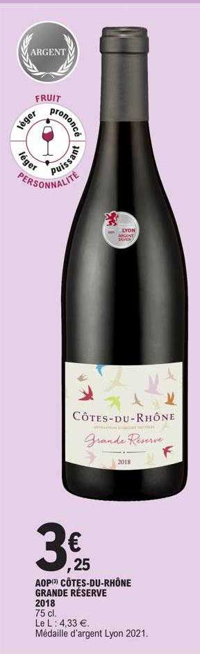 aop côtes-du-rhône grande réserve 2018