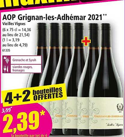 aop grignan-les-adhémar 2021 vieilles vignes